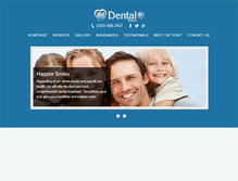 Tablet Screenshot of dentalonereston.com